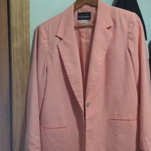 Requirements size 14 peach blazer lined